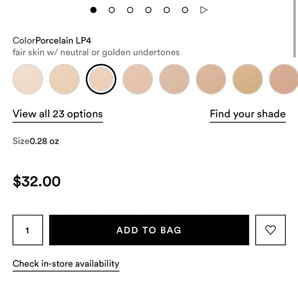 NWT PUR 4-in-1 Pressed Mineral Makeup Broad Spectrum SPF 15. Porcelain LP4 fair